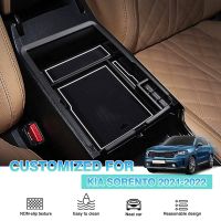 hgjmgkkk Car Insert Front Center Storage Box Console Organizer Tray Box for KIA Sorento MQ4 2021 2022