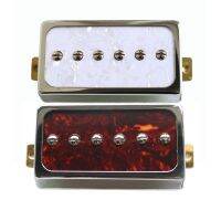 แผ่นรูปเต่ามุก Donlis Alnico 5 P90 Humbucker ปิคอัพกีตาร์แอลพีพร้อมฝาครอบทองเหลือง