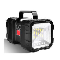 Portable Camping Lantern Rechargeable LED Powerful Spotlight Flashlight Outdoor Emergency Power Searchlight For Fishing Hunting