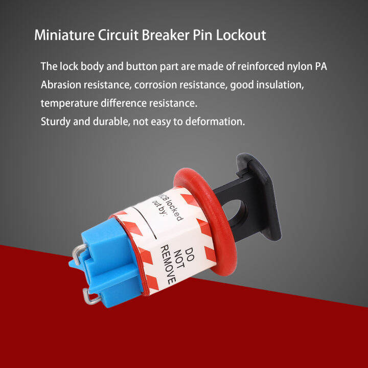 Circuit Breaker Pin Lock 0.3in Hole Diameter Miniature Circuit Breaker