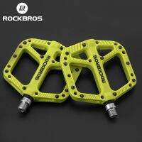 ROCKBROS Bicycle Pedals Bike Ultralight Seal Bearings Cycling Nylon Road bmx Mtb Pedals Flat Platform Bicycle Parts Accessories