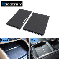 Car Front Rear Interior Console Drinking Water Cup Holder Cover Trim Zipper Roller Blind Curtain For BMW X5 X6 E70 E71 E72