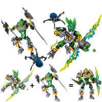 BIONICLE Protector of Jungle +Master of Jungle Lewa Figures Building Block Toys Set For Kids Boy Gift Compatible Major Brand