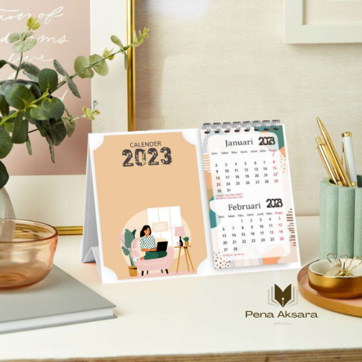 Kalender Meja Kalender Duduk Bulanan 2023 Lazada Indonesia 1347