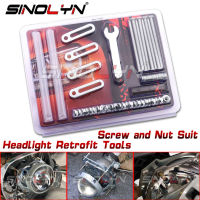 Sinolyn Rfit Tool Nut And Bolts Screw Kit For Hella 3R G5Koito Q5 Projector Xenon LED Headlight Car Accessories Tuning