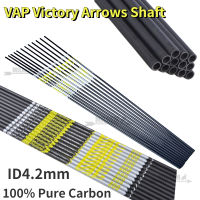 VAP Victory ลูกศรเพลา100% คาร์บอนไฟเบอร์ ID4.2mm OD4.4mm Spine300-800 Compound Recurve Bow