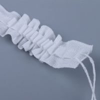 ✇ 10Meters Curtain Accessories Cloth Belt For Curtains Eyelets Tape Rings Grommet Top Punching Hook Curtain Pleated Tape