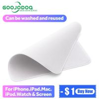 GOOJODOQ ผ้าขัด2023ใหม่สำหรับเคส Iphone ผ้าทำความสะอาดหน้าจอสำหรับ iPad Mac Watch IPod Pro Display ขัดคอลทำความสะอาด