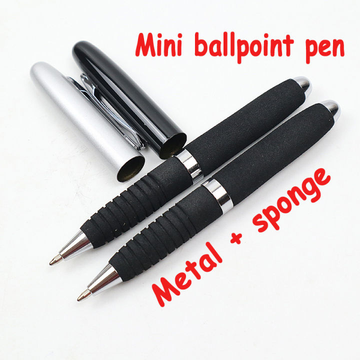 2pcs-creative-mini-ballpoint-pen-short-size-112mm-kawaii-ball-pen-writing-pocket-pen-for-office-school-stationery-supplies