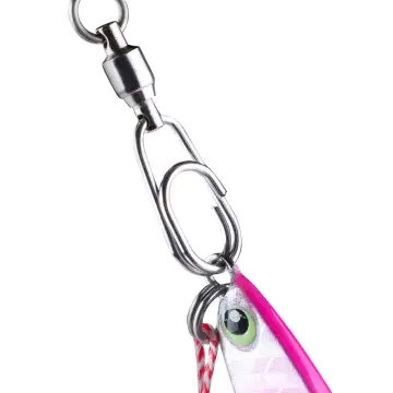 Lure Connecting Ring Snap Rolling Jig Connector Oval Split Rings Bearing  Swivel