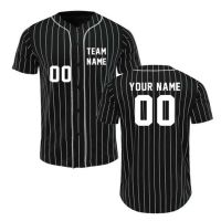 wholesale blank baseball jersey sublimated polyester baseball wear softball jersey button shirts