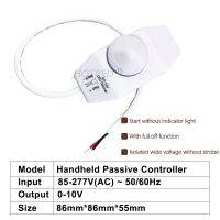 ไฟหรี่ LED 0-10V สวิตช์การลดแสงด้วยตนเอง86ลูกบิดแผงควบคุมไฟติดผนังปรับได้ AC85-265V EU