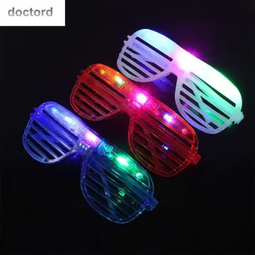 5 Pack LED Light Up Glasses Glow in The Dark Party Supplies, Shutter Shades  Glow Sticks Glasses Party Gifts for Birthday Holiday Wedding 