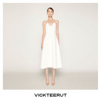 VICKTEERUT (ราคาปกติ 13,500-.) Spaghetti Strap Flared Dressเดรส สายเดี่ยว ทรงบาน