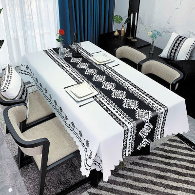 Retro Simplicity Dinning Tablecloth Wedding Decoration Table Cloth Rectangular Not PVC Kitchen Waterproof Table Covers Manteles