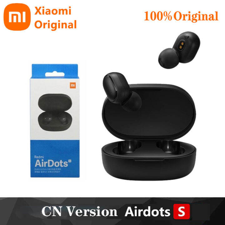 xiaomi-r-edmi-airdots-s-บลูทูธ5-0หูฟัง-tws-หูฟังไร้สาย-ai-ควบคุมการเล่นเกมชุดหูฟังที่มีในหูหูฟังสเตอริโอเบส