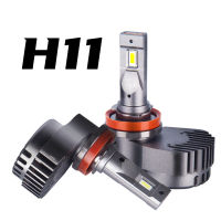 DAWNKNIGHT high brightness 60W H11 LED headlight special car LED headlight bulb 6500K turbo light for car 2PCS 12V