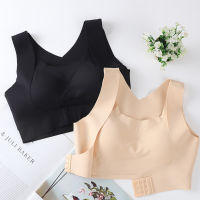 Women Bras For Women Push Up Bra Posture Corrector Bralette Front Closure Female Underwear Cross Back Tops Solid Color Plus Size