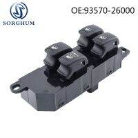 Sorghum 93570-26000  9357026000  Left Drivers Side Electric Master Window Control Switch Regulator For Hyundai Santa Fe 2001-06