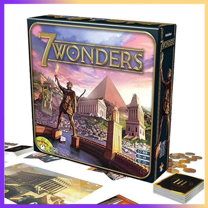 7 Wonders Strategy War Board Game 37 Players Fun Civilization
