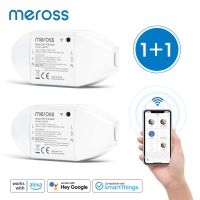 Meross WiFi DIY Smart Switch Wireless Remote Control Smart Home Light Module Voice Control for Alexa Google Home SmartThings Power Points  Switches Sa