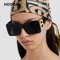 HOOBAN Fashion Oversized Sunglasses Women Classic Big Frame B Sun Glasses For Female Trendy Outdoor Eyeglasses Shades UV400