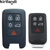 [A Car Home] ซิลิโคนสำหรับ Volvo XC60 XC70 XC90 S40 S60 S80 S80L T5 V40 V50 V70 Key ผู้ถือ Remote Keyless Shell Keyring ผิว