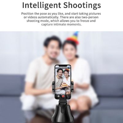 USB Recharging Auto Smart Shooting Selfie Stick Inligent Follow Gimbal AI-composition Object Tracking Auto Face Tracking Camera Phone Holder