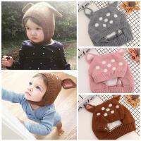 LEXEDWARD Fashion Sheath Infant Baby Deer Knit Cap Wool Bonnet Ears Cartoon Winter Hat