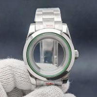 ▥ Lightning case 39mm stainless steel case fit NH35 NH36 movement case Sapphire Crystal Glass 20mm Stainless steel strap