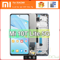 6.67 "หน้าจอเดิมสำหรับ Xiaomi Mi 10T Lite 5G สัมผัสหน้าจอ LCD หน้าจอดิจิตอลแทนการประกอบสำหรับ M2007J17G Mi10T Lite