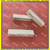 10Pcs 20W1RJ 20W1ΩJ Horizontal cement resistor 20W 1 ohm 20W1R Ceramic Resistance precision 5 Power resistance Insert foot pin