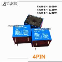 【❂Hot On Sale❂】 Shop5781382 Store รีเลย์5ชิ้น/ล็อต100% 12vdc 5vdc Rwh-Ss-105dm ใหม่ Rwh-Sh-124dm 24vdc Rwh Ss 112dm 12V 5V 24V 4pin 15a