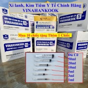 Xi Lanh Y Tế, Bơm Tiêm Nhựa VINAHANKOOK, Kim Tiêm Tiểu Đường, Bơm Tiêm 1ml