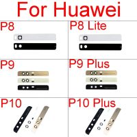 ด้านหลังกล้องเลนส์ฝาครอบแฟลชสําหรับ Huawei P8 P9 P10 Lite Plus เลนส์แก้วกล้องด้านนอก + สติกเกอร์กาวเปลี่ยนซ่อม