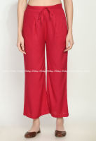 HERITAGE INDIA Hot Pink (Magenta) Color  Flared pants / Plazzo pants