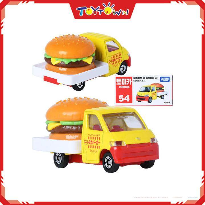 Tomica 2024 - Voiture Hamburger Toyota Town Ace 1/64 - Modèle événement NEUVE - 7 Cm - Tomy