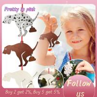 PRETTY IN PINK 1 สุนัขและสุนัข จี้ต้นคริสต์มาส ตลกๆ ทำจากไม้ หมีพูช อุปกรณ์ตกแต่งห้อง ของตกแต่งคริสต์มาส ปาร์ตี้งานปาร์ตี้