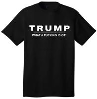 Anti-Trump Donald Trump เสื้อยืดการเมืองตลก Dump Trump Impeach ของขวัญพิมพ์ T-ShirtHip Hop Tee เสื้อ
