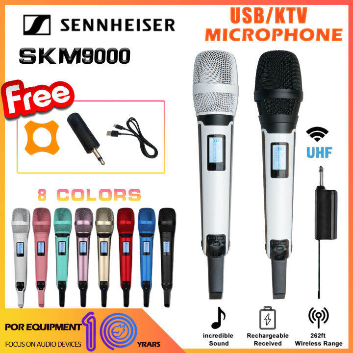 sennheise skm9000 professional wireless microphone uhf cordless mic