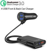 USB เร็ว4พอร์ต QC 3.0อุปกรณ์เสริมสำหรับชาร์จไฟในรถสำหรับ Dodge Ram 1500การเดินทาง2500อเวนเจอร์คาลิเบอร์ผู้ท้าชิง3500 4500