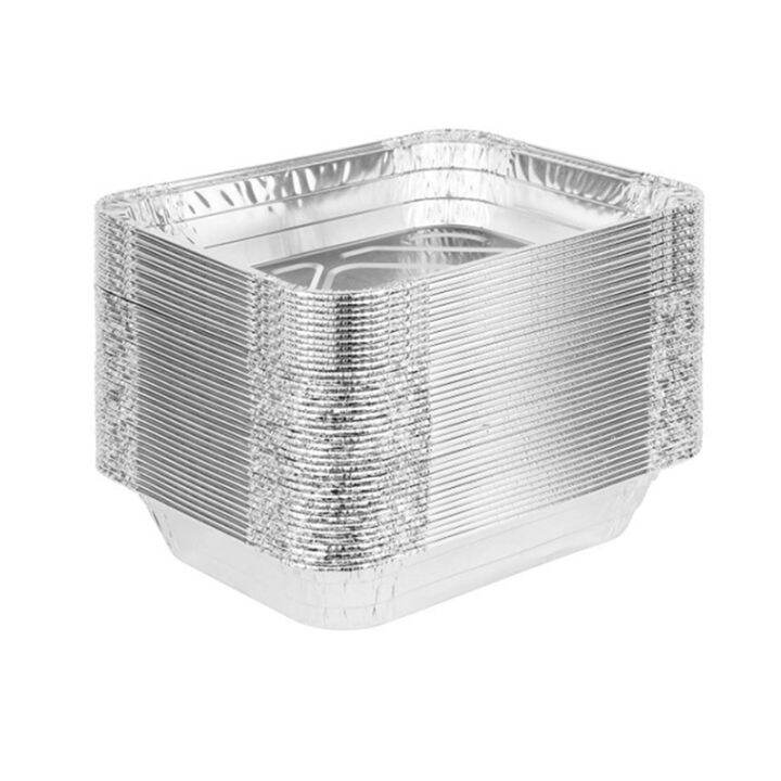 Heavy Duty Aluminum Foil Pans 50 Pack Half Size Deep Steam Table Pans