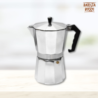 Moka Pot หม้อต้มกาแฟ อลูมิเนียม มอคค่าพอท หม้อต้มกาแฟแบบแรงดัน 3 คัพ