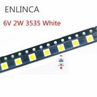 【☄New Arrival☄】 Vzhengsha ไฟแบคไลท์ Led 50-300ชิ้น Led พลังงานสูง2W 6V 3535 Led แบบ Smd ไฟหลังจอ Lcd สีขาวเย็นสำหรับ Latwt391rzlzk ติดตั้งกับทีวี