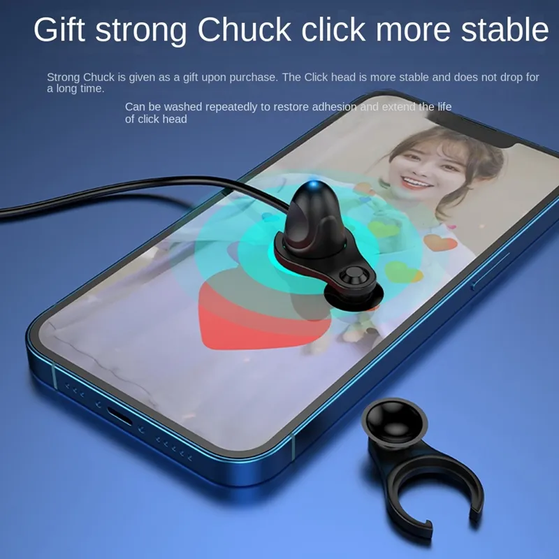 Mobile Phone Screen Auto Clicker Adjustable Connection Physical Simulation  Finger Click Device Scre