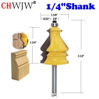 CHWJW 1PC 6mm 1/4－Shank Architectural Molding Router Bit Line knife เครื่องตัดไม้ Tenon Cutter สําหรับเครื่องมืองานไม้