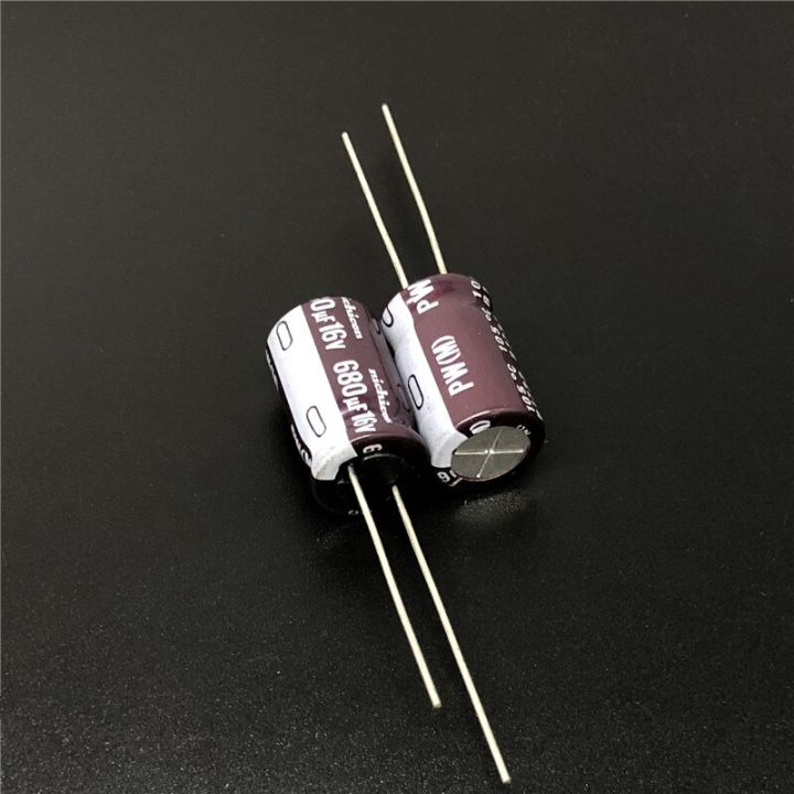 10pcs-100pcs-680uf-16v-nichicon-pw-series-10x16mm-low-impedance-long-life-16v680uf-aluminum-electrolytic-capacitor