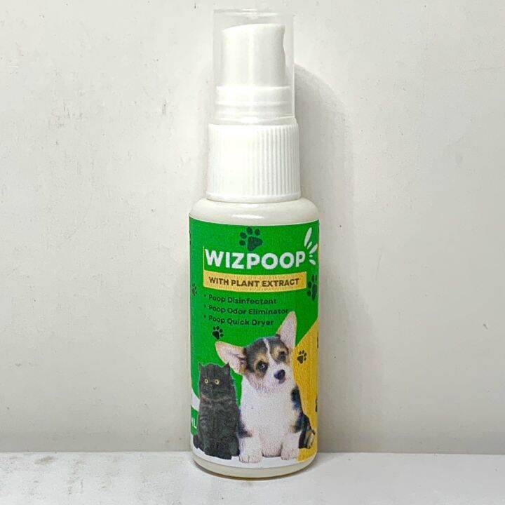 [FCR AGRIVET] WIZPOOP with Plant Extract 30mL Disinfectant Odor