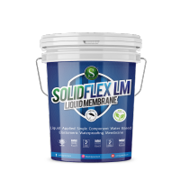 SOLIDFLEX LM WATERPROOFING ROOFSEAL GREY/WHITE/GREEN (5KG) - อะคริลิคทากันซึม  ยืดหยุ่นได้ 900% ทาเคลือบผิวคอนกรีตป้องกันการรั่วซึม เหมาะกับงานดาดฟ้า ระเบียง