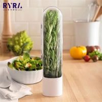 Herb Storage Capsule Case Vegetable Preservation Bottle Cup Type Food Storage Container Kitchen Storage Cup For Dill Coriander